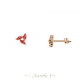 Pendientes très hojas