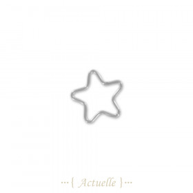 5pza estrella 30mm en hilo 1mm