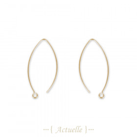 5par gancho Pendientes fino