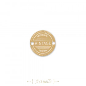 Engraved points vintage medal
