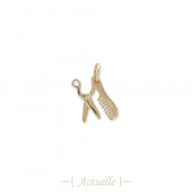 Pendant scissors and comb