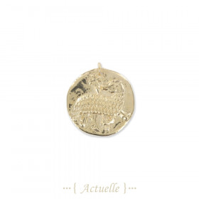 Pendant sheep holding scepter