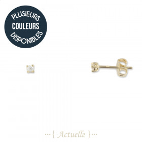 Arete conjunto con piedra CZ