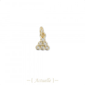 Pendant CZ triangle