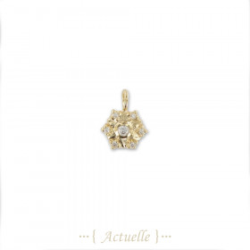Pendant snowflake CZ