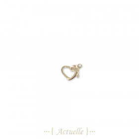 Clasp with heart spring