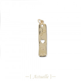 Pendentif verticale cœur et boules