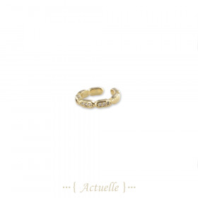 Anillo de oreja tres partes de CZ