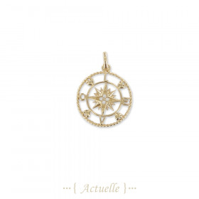 Colgante rosa de los vientos love CZ
