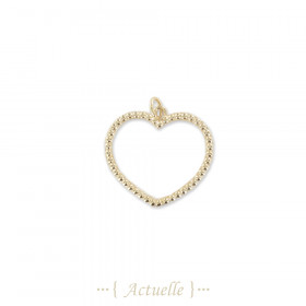 Pendant heart of balls