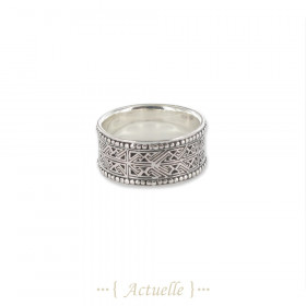 Anillo patrón azteca