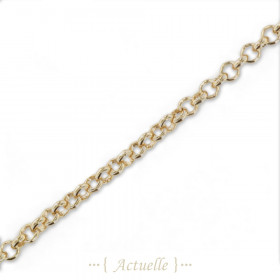 Pulsera eslabón redonda 3mm