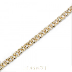 Pulsera eslabón redonda 4mm