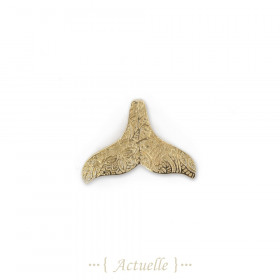 Pendant tail sea animal ethnic pattern