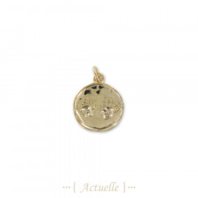 Pendant handprints engraved 13mm