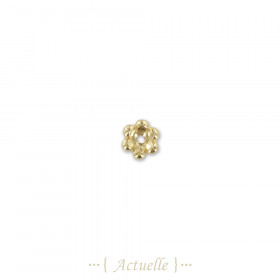 Perle fleur de boules en relief