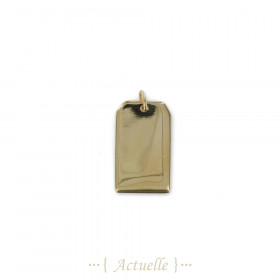 Pendentif plaque étiquette