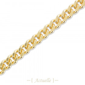 Curb chain with link flattened 250x20mm