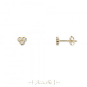 Three CZ earrings