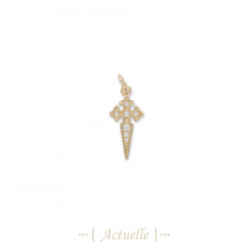 Pic cross CZ pendant