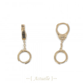 Manacle earrings