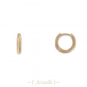 Chipped hoop earrings