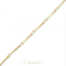 Cadena tallo triturado y anillo