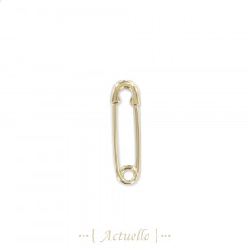 Simple opening safety pin