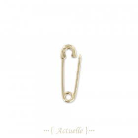 Simple opening safety pin