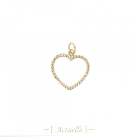Pendant heart of balls
