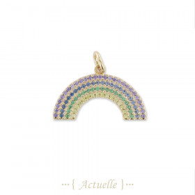 Rainbow in cold colors