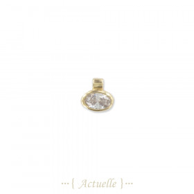 Horizontal oval pendant