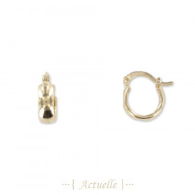 Large hook hoop earrings 10mm