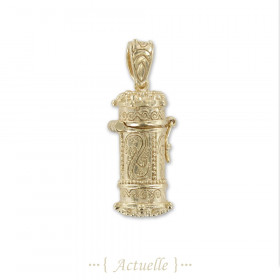 Ethnic scroll holder pendant
