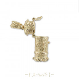 Ethnic scroll holder pendant