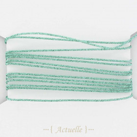 Lurex yarn 0,6mm glitter light green