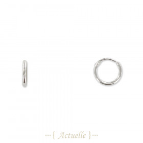 Thin hoop earrings 10mm