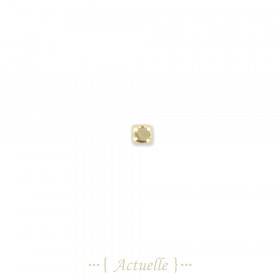 Perle à face plate