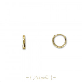 CZ fine round earrings