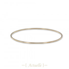 Wide round bangle