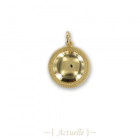 15 diameter curved plate pendant