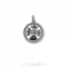15 diameter curved plate pendant