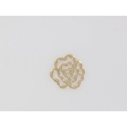Openwork camelia medal