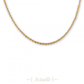 Double twist necklace 40cm