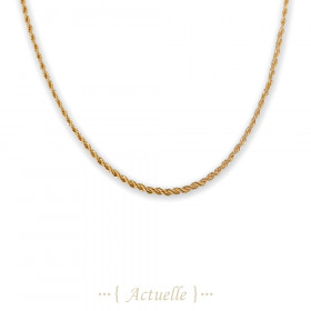 Double twist necklace 40cm