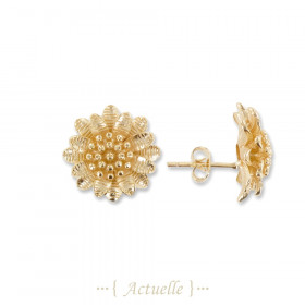 Dahlia chips earrings