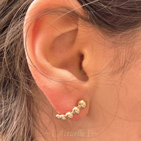 Rising balls earrings
