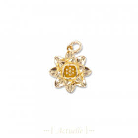 Water lily flower pendant