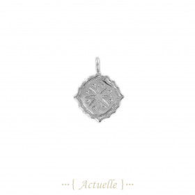 Sun engraving pendant