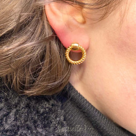 Pendientes de aro trezendo